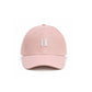 Pink wash denim cap