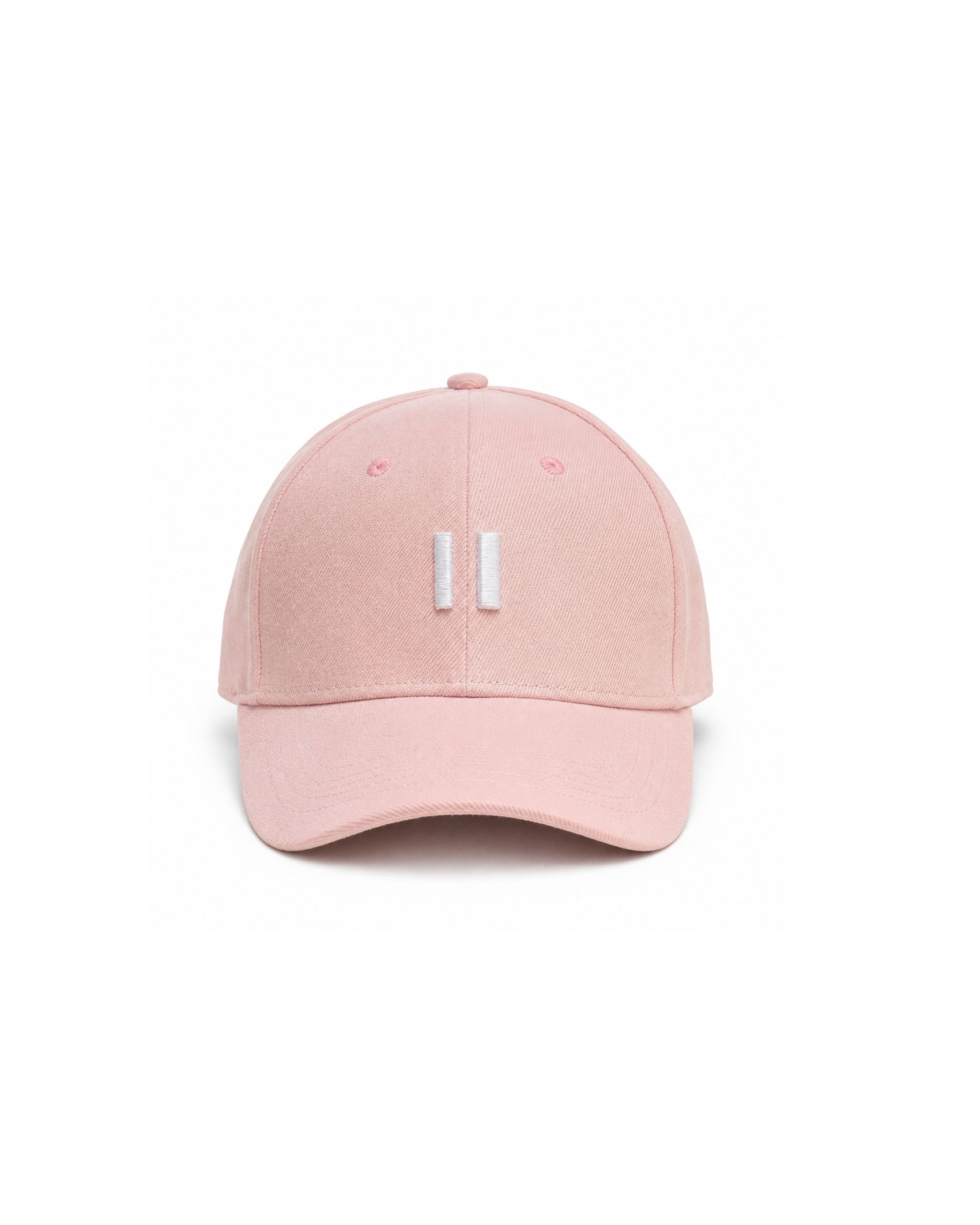 Pink wash denim cap