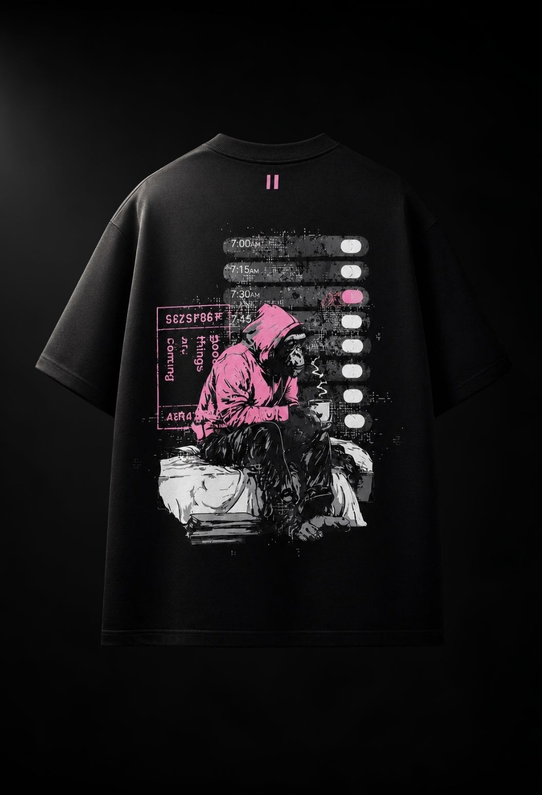 Chapter2Drip Almost/there Black t-shirt — view 7