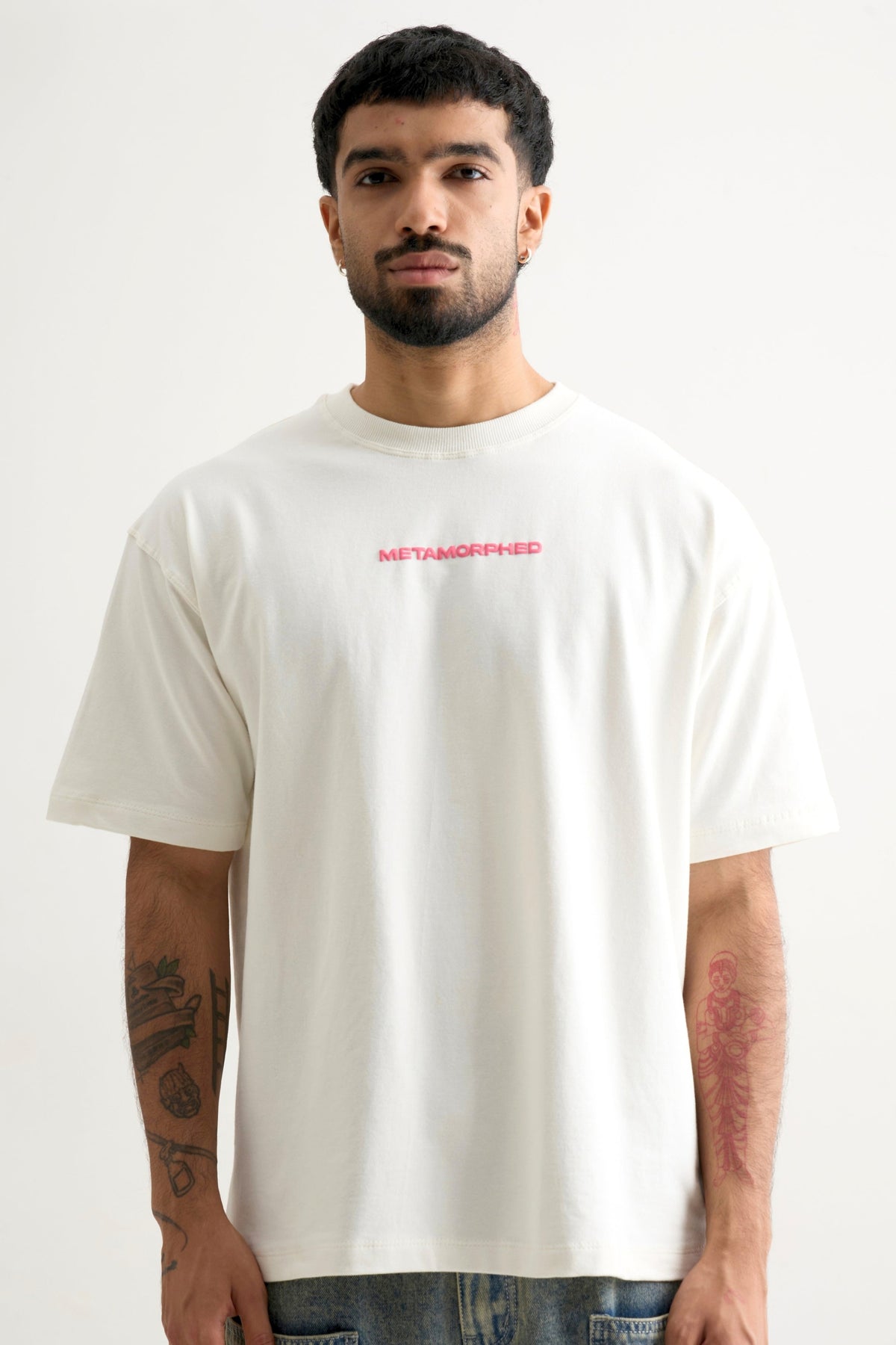 WHITE METAMORPHED BUTTERFLY T-SHIRT