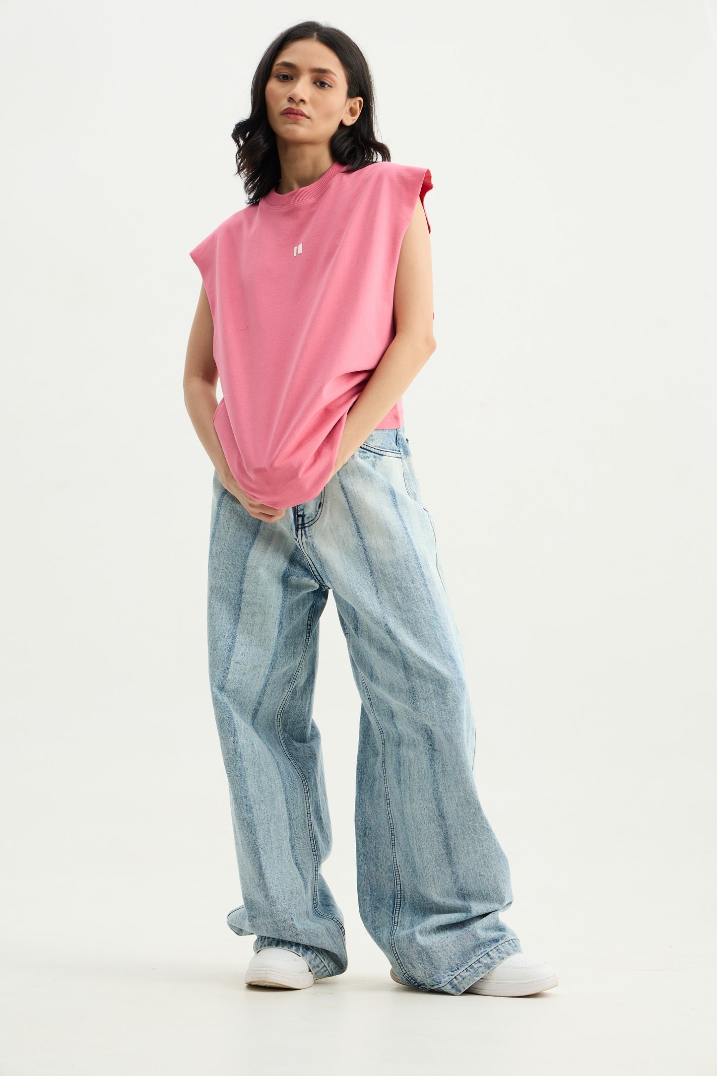 Chapter2Drip Dusty Pink solid vest — view 3