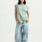 Chapter2Drip Mint-Green solid vest — view 3