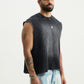 Washed Waffle Charcoal Vest - image 3