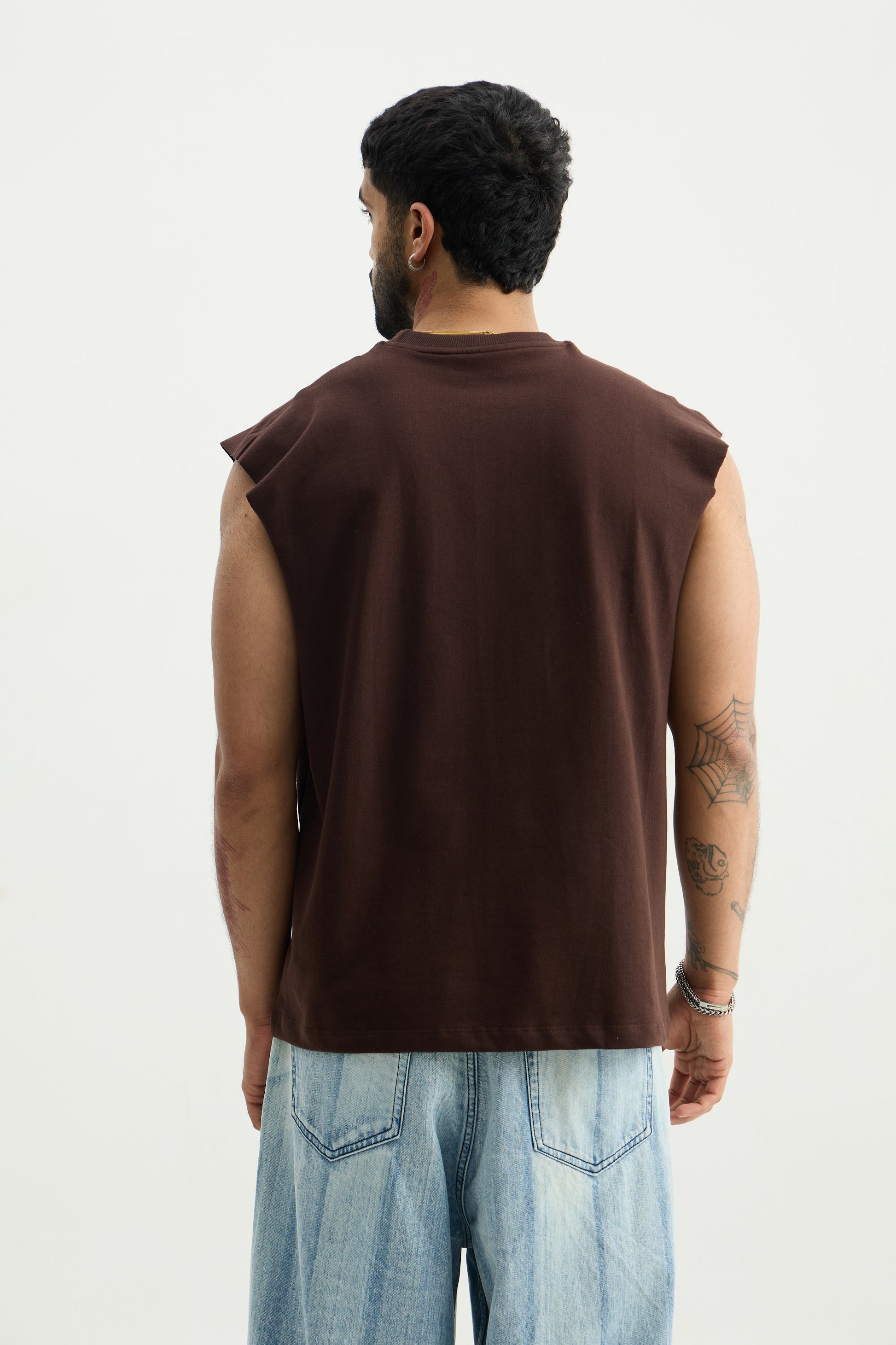Brown Solid Vest - image 1