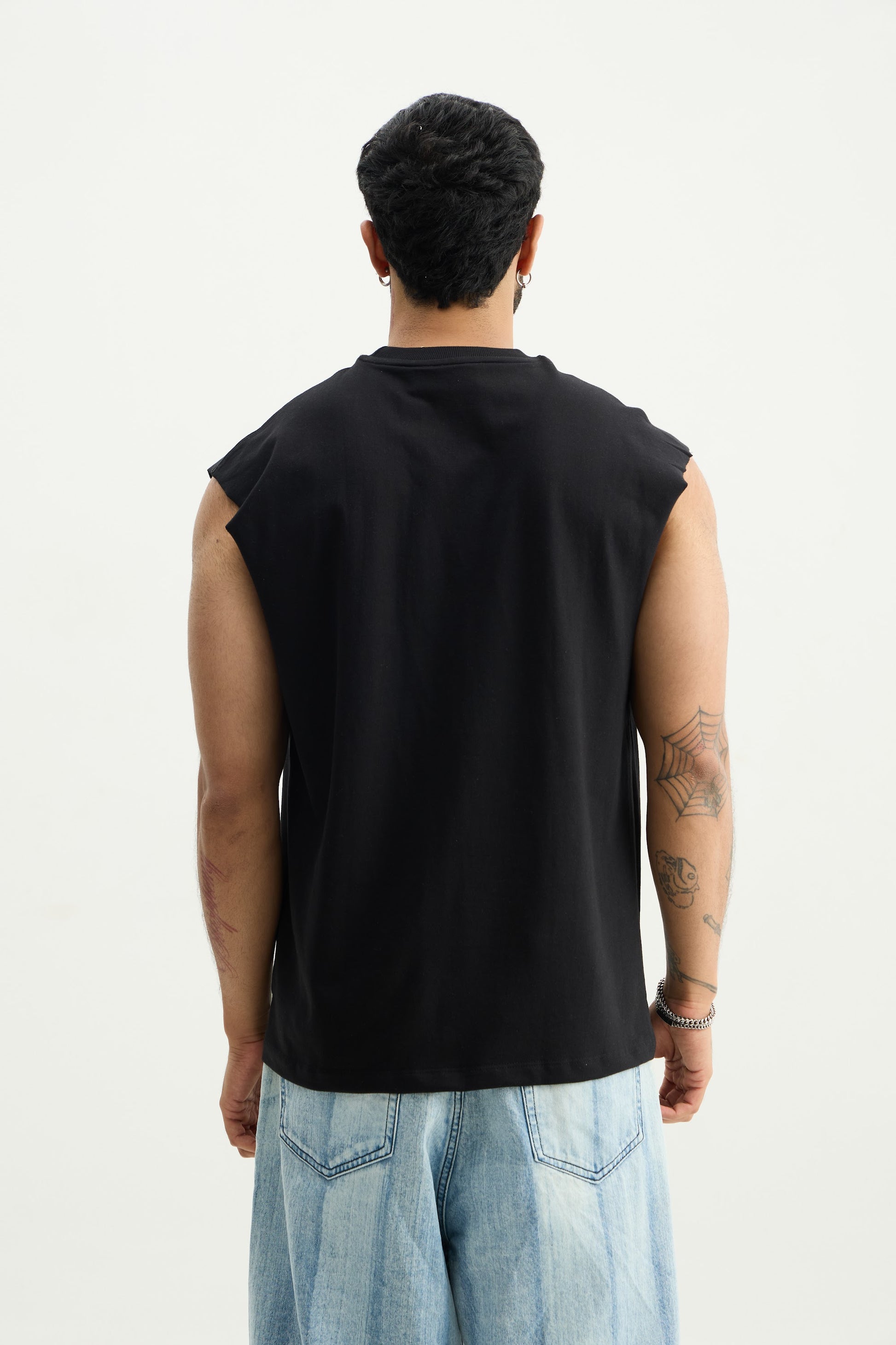 Black Solid Vest - image 1