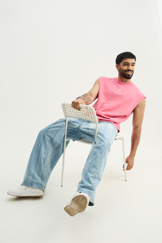 Chapter2Drip Dusty Pink solid vest — view 2