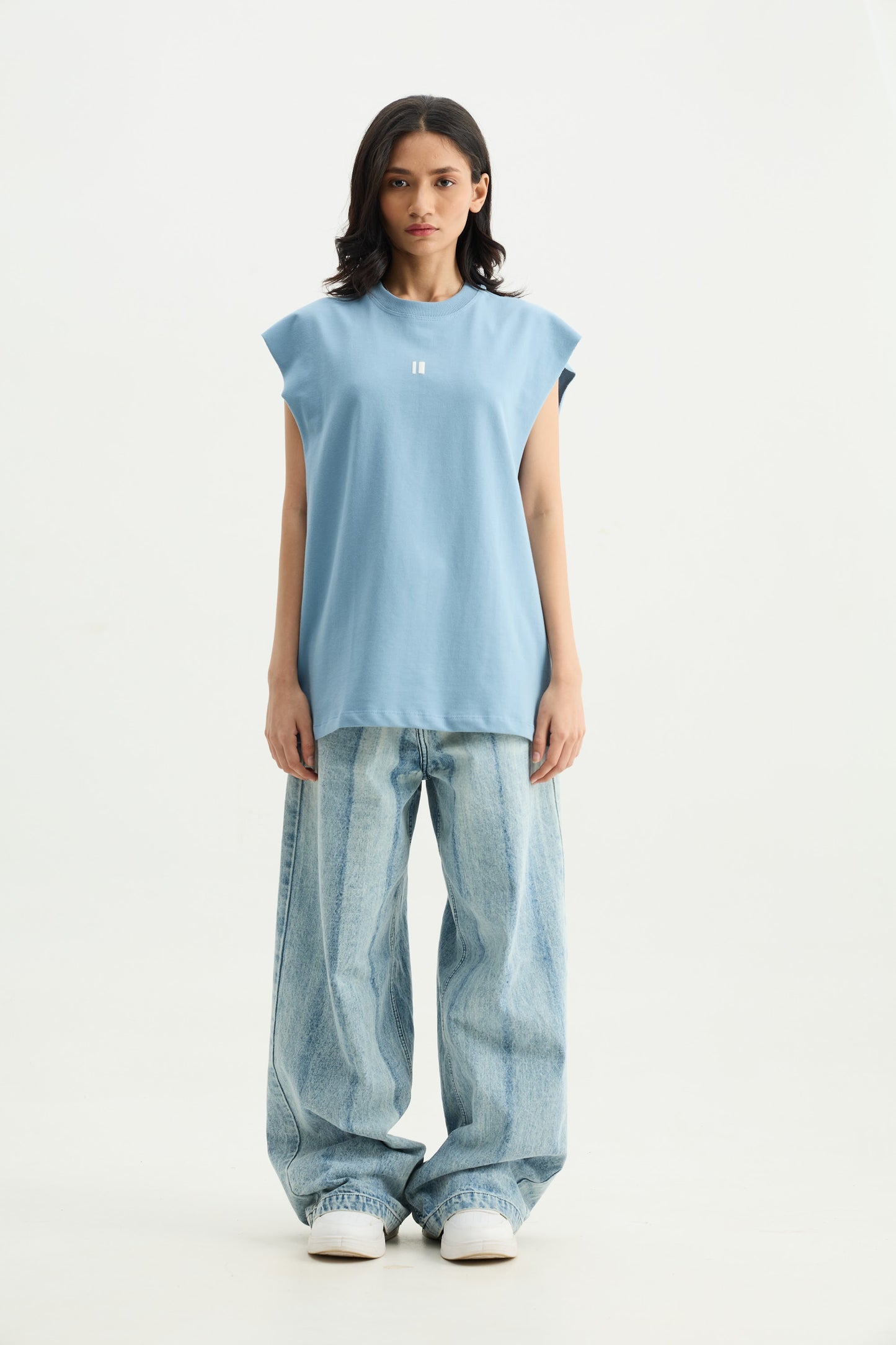 Chapter2Drip Blue solid vest — view 4