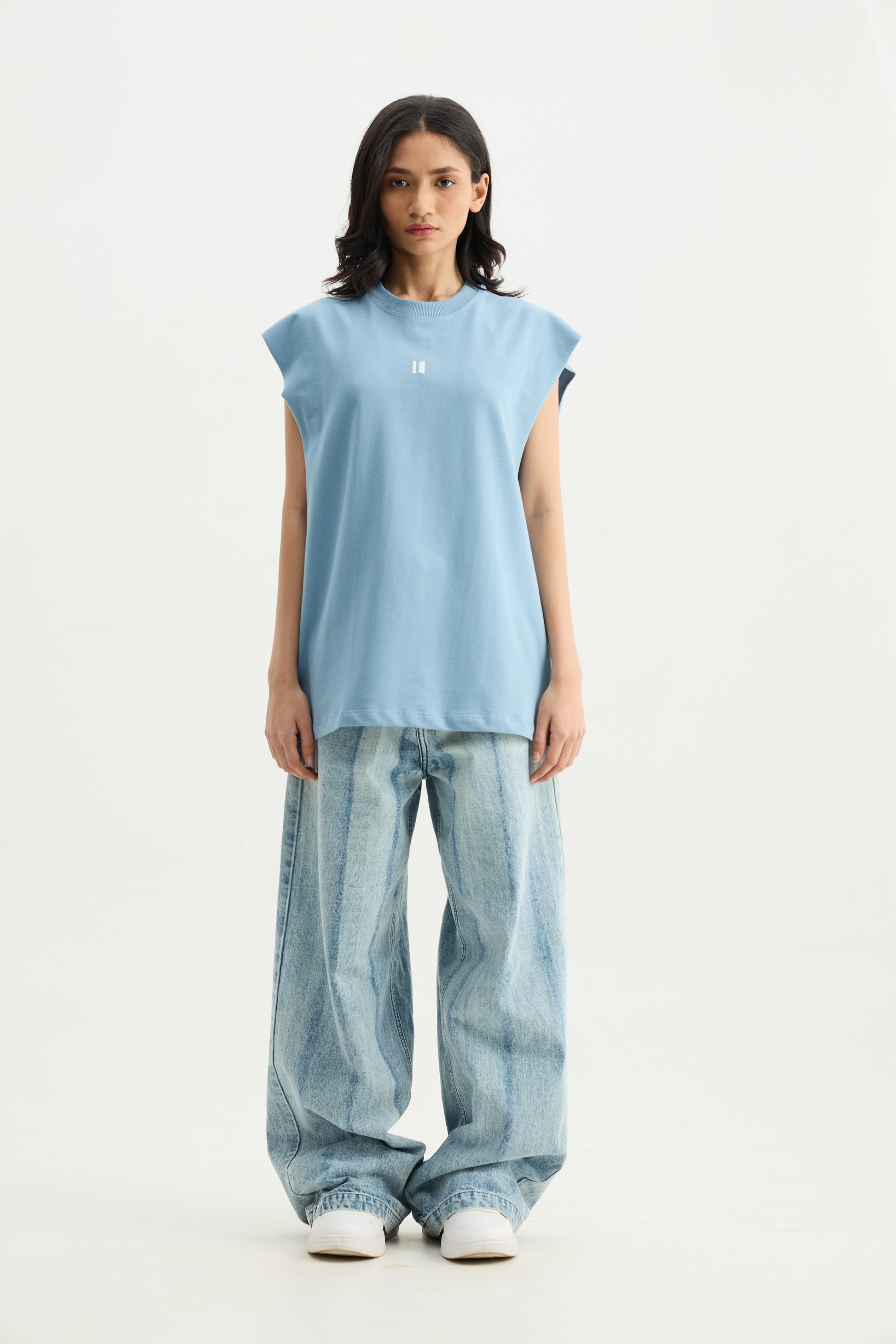 Chapter2Drip Blue solid vest — view 4
