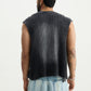 Washed Waffle Charcoal Vest - image 1