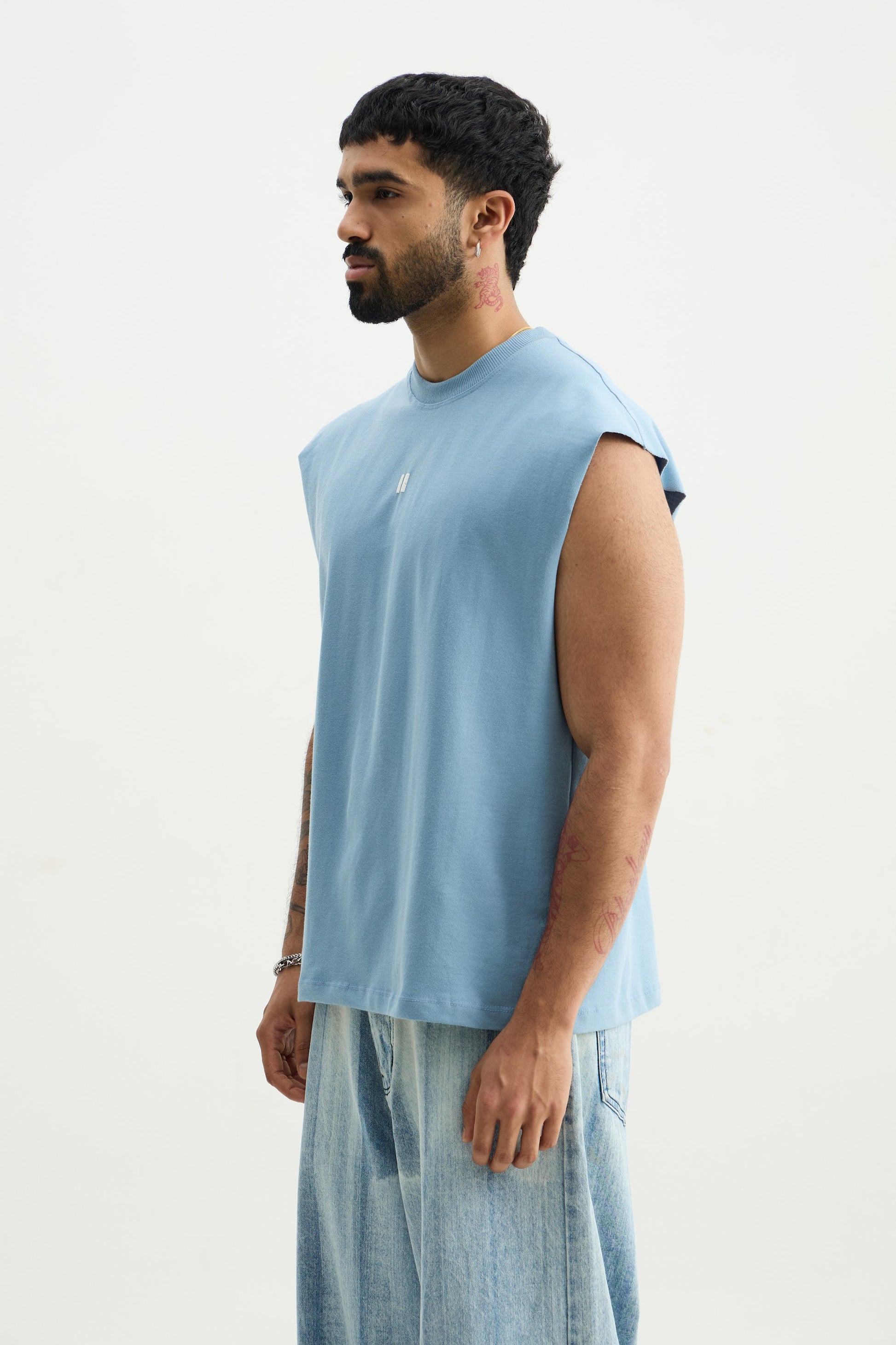 Chapter2Drip Blue solid vest — view 6