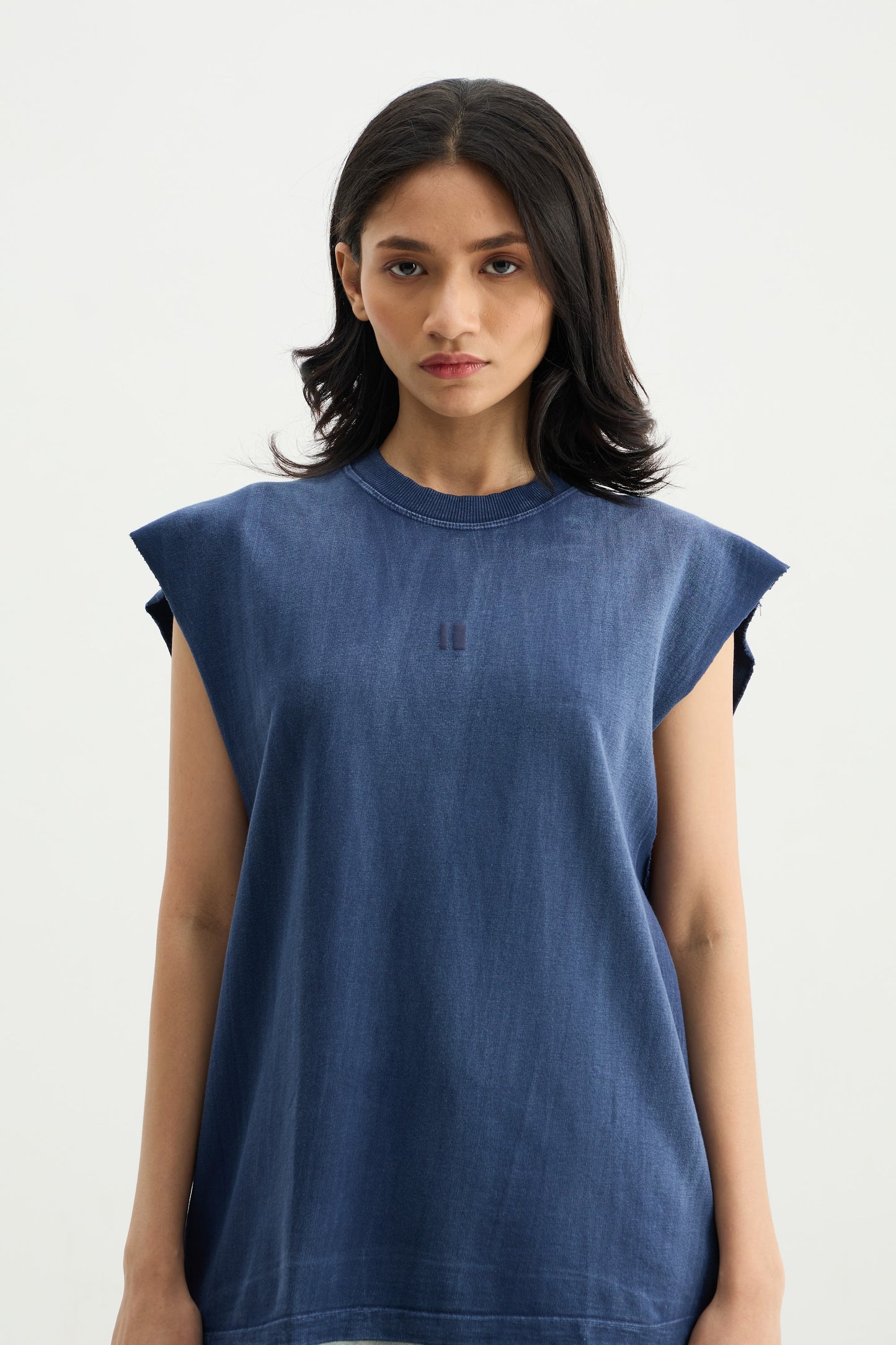 Blue Brushed Vest - image 6