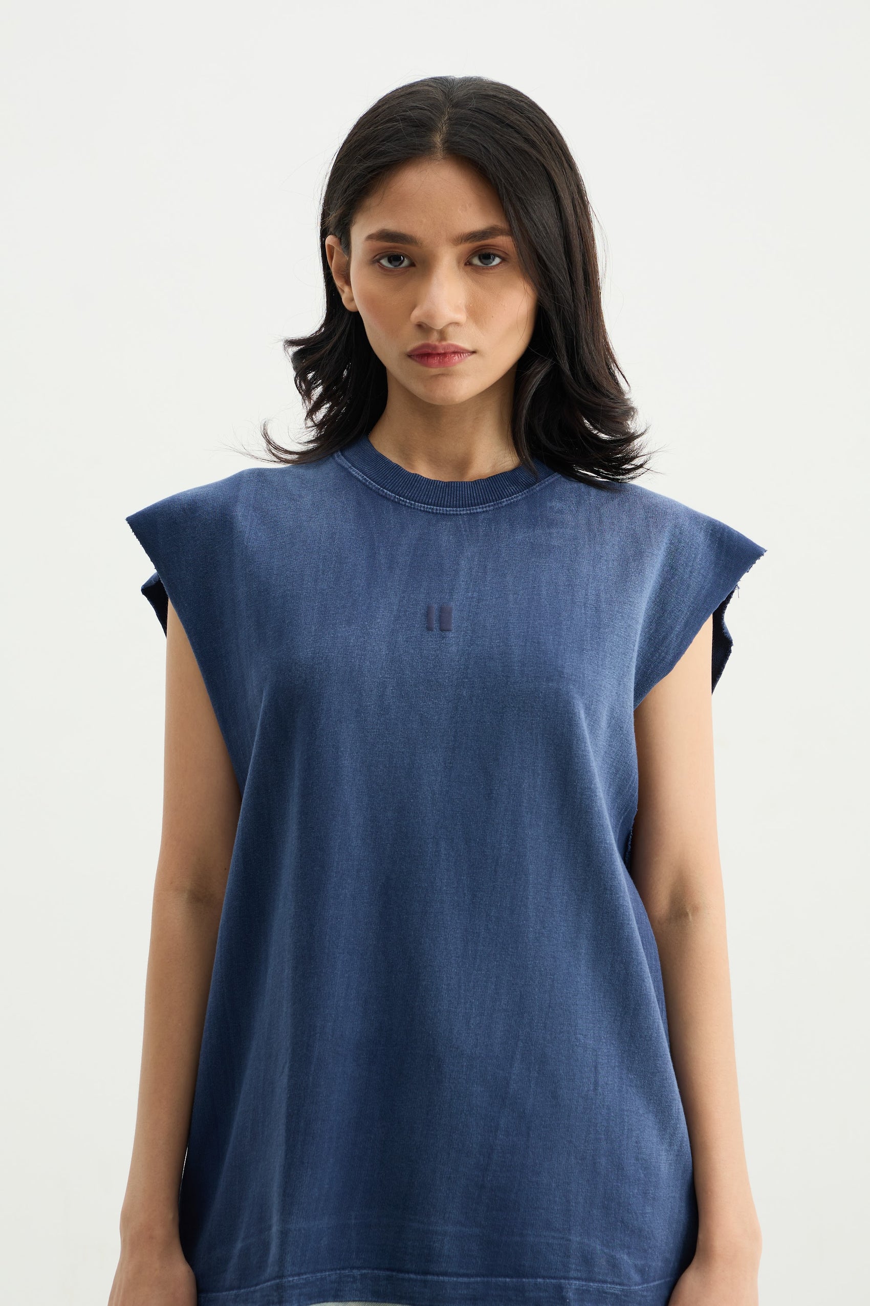 Blue Brushed Vest - image 6
