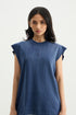 Blue Brushed Vest - image 6