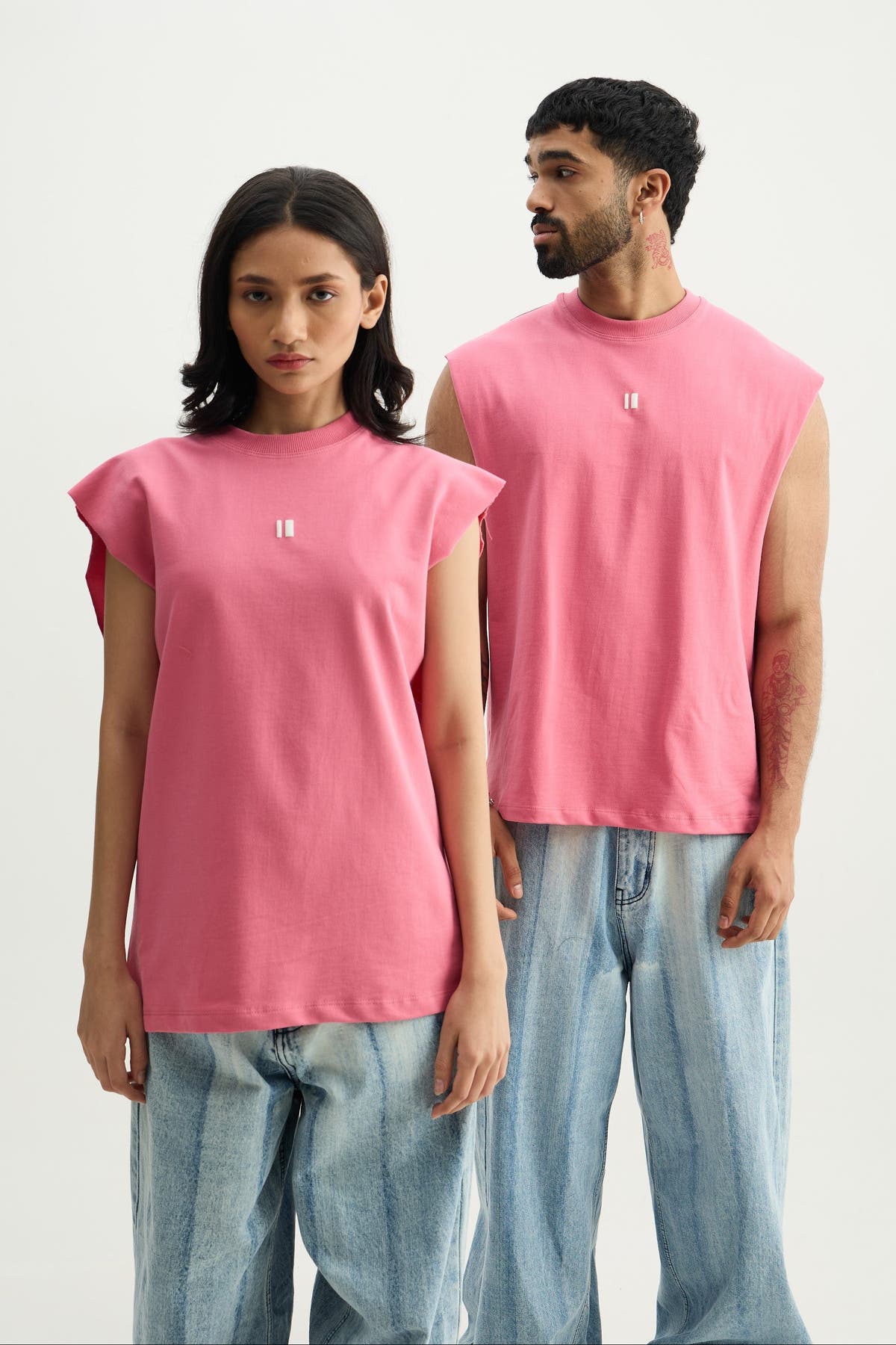 Chapter2Drip Dusty Pink solid vest