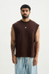 Brown Solid Vest - image 2