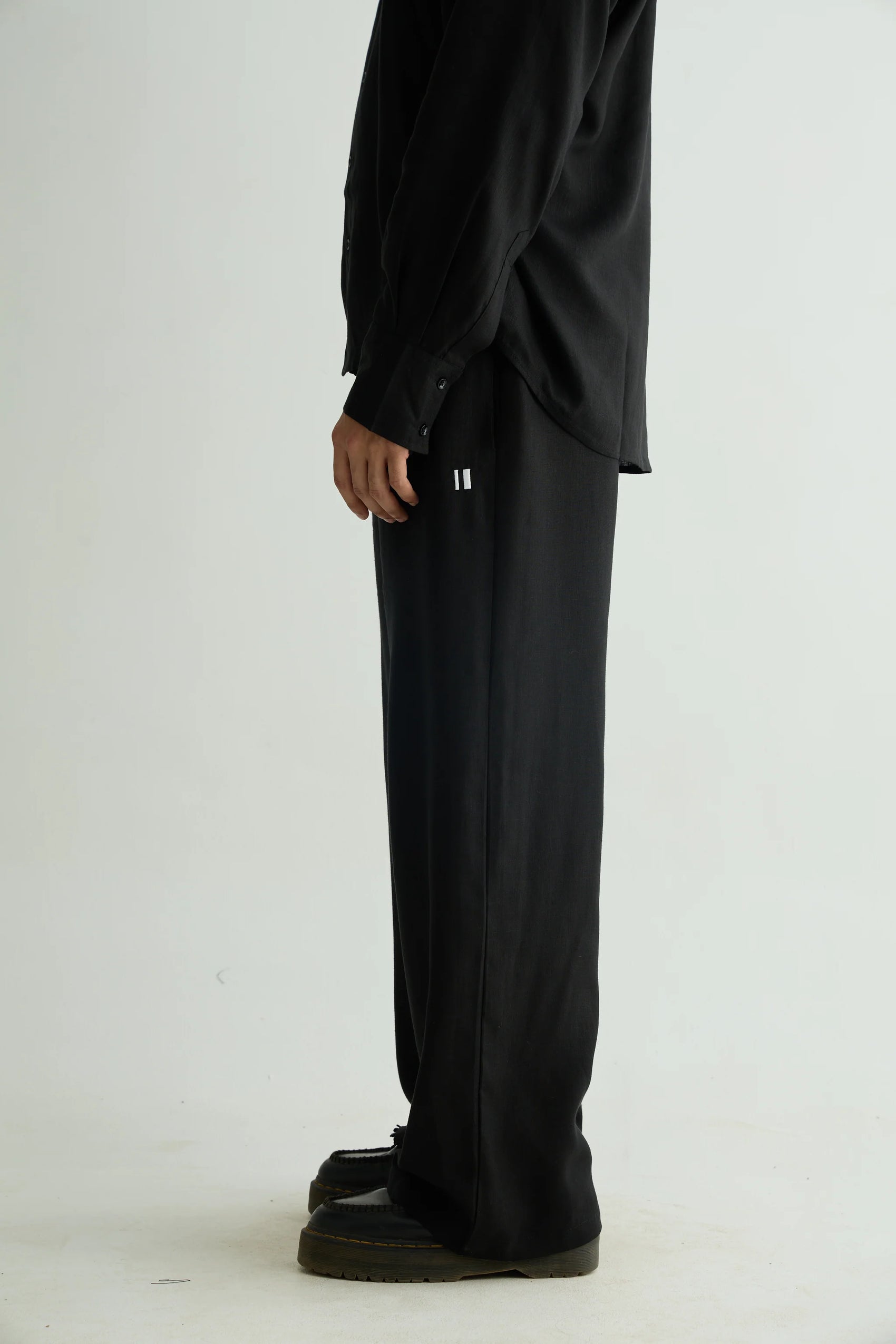 Black Linen Pant