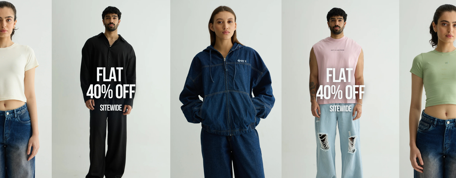 Flat 40% Off Sitewide