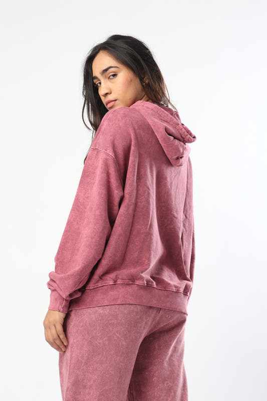 Chapter2Drip Burgundy washed sweatpants — view 2