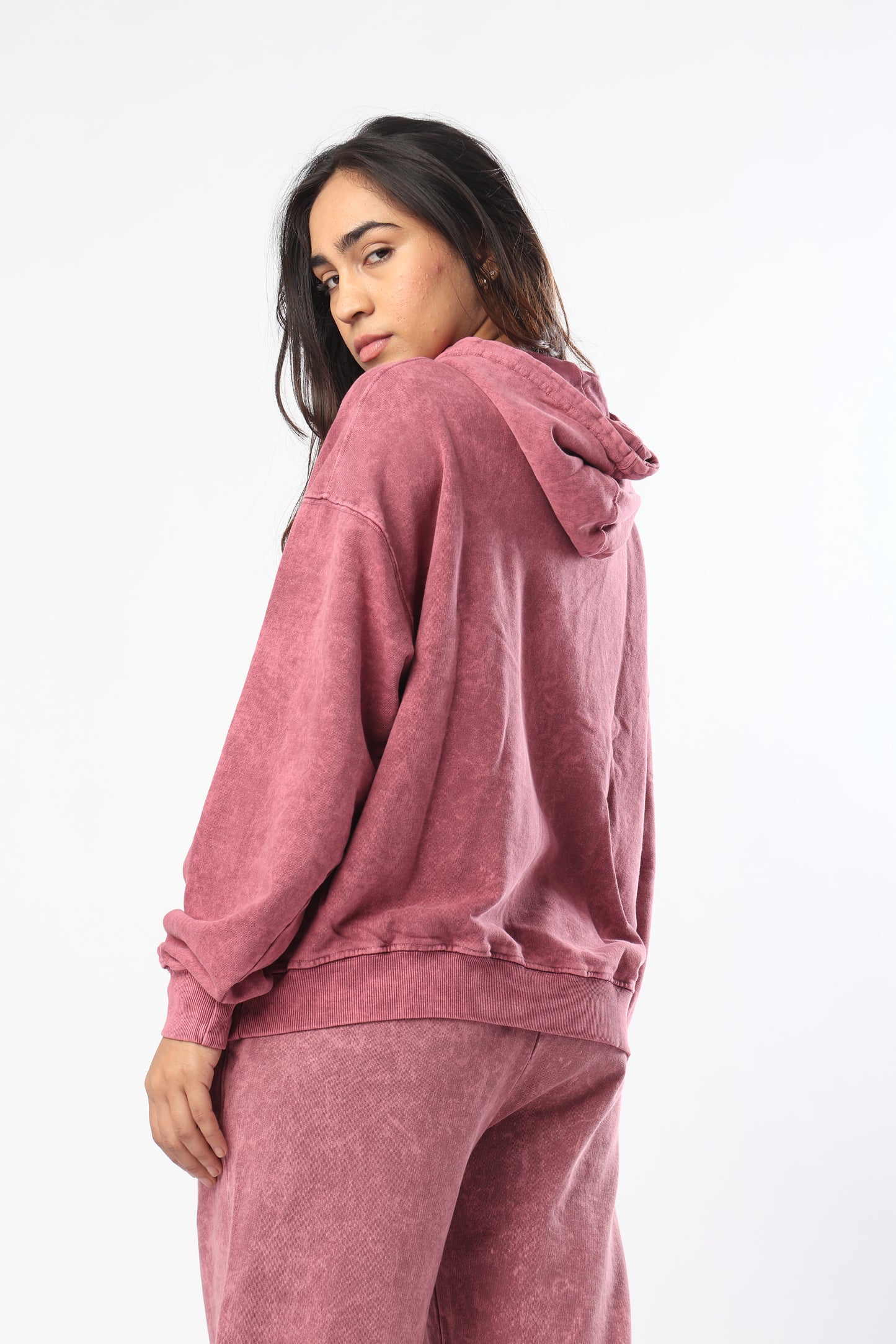 Burgundy washed Sweatpants