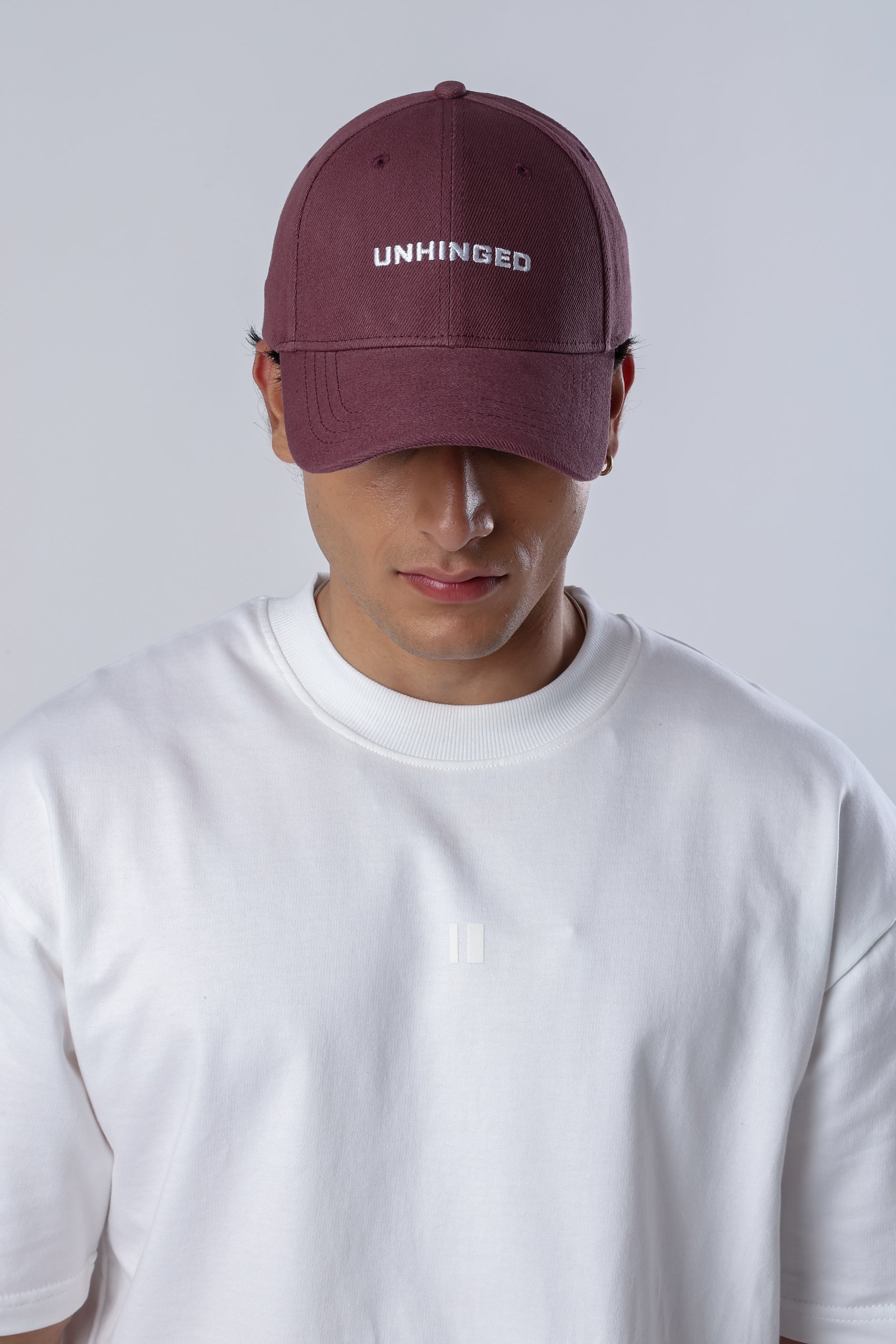 Unhinged Cap Burgundy Wash