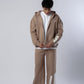 Dusty Coffee Everyday Zipper Hoodie + Sweatpants Set
