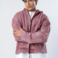 Pink Washed Overshirt Hoodie