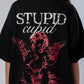 Black Stupid Cupid T-shirt