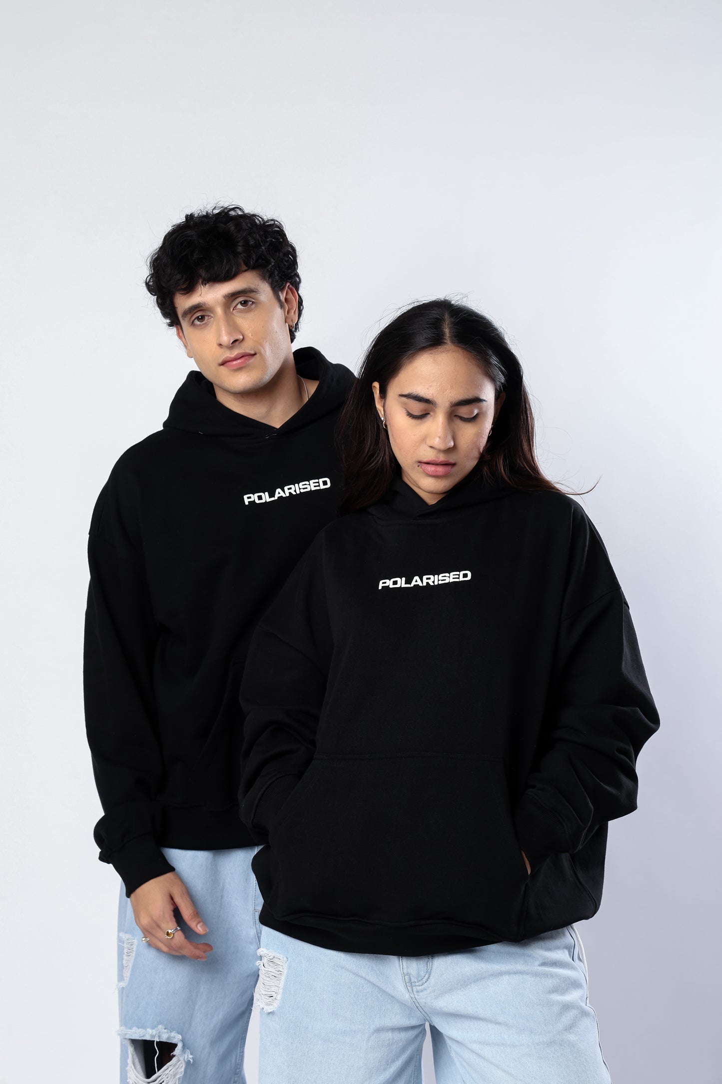 Polarised Hoodie Black
