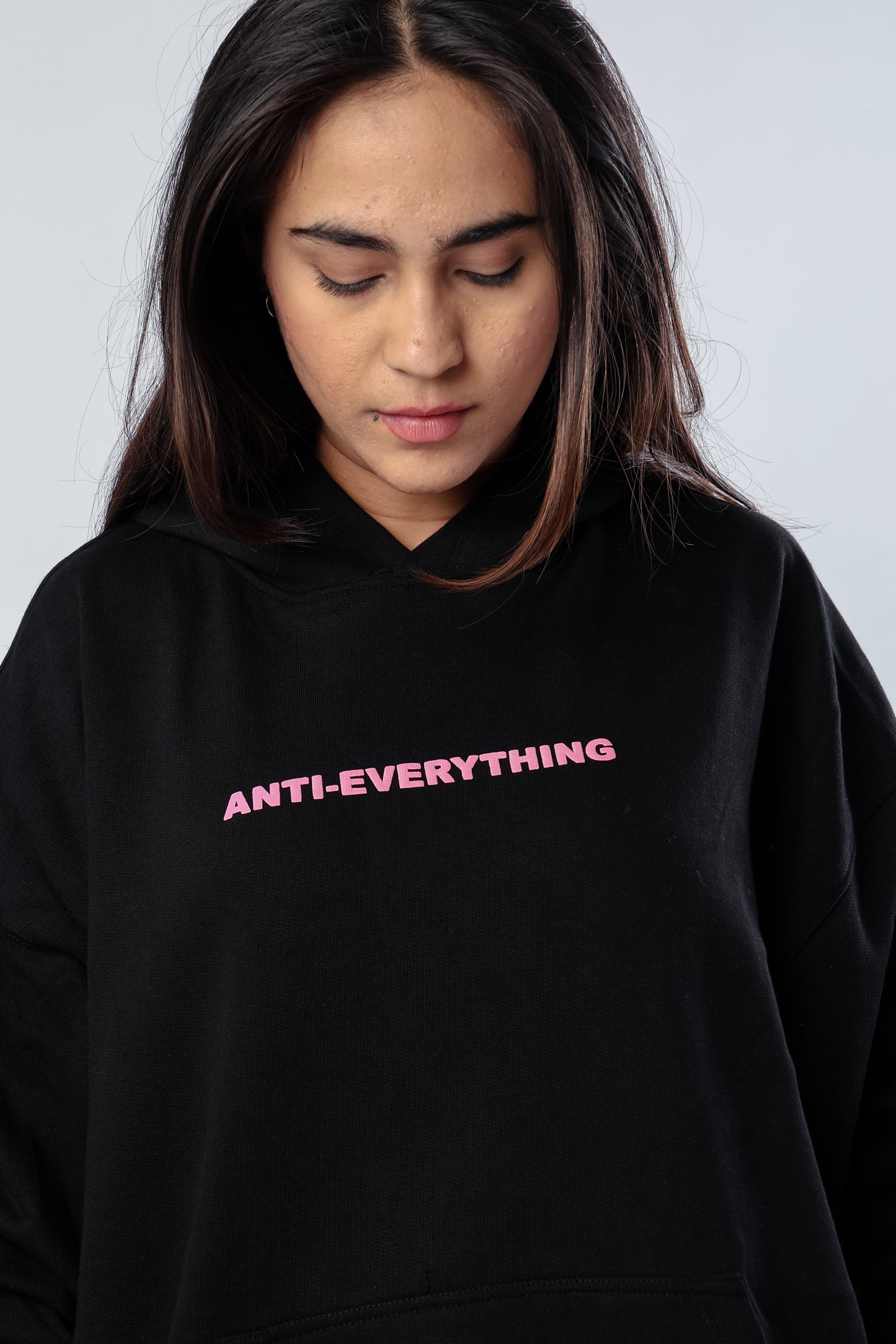 Anti Everything Hoodie Black