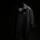 Premium 100% polyester Black Hindi Bowling Shirt
