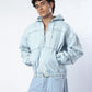 Light Blue Washed Denim Hoodie