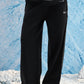 Black Contrast Stitch Sweatpant