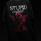 Black Stupid Cupid T-shirt