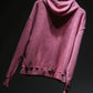 Burgundy washed Hoodie