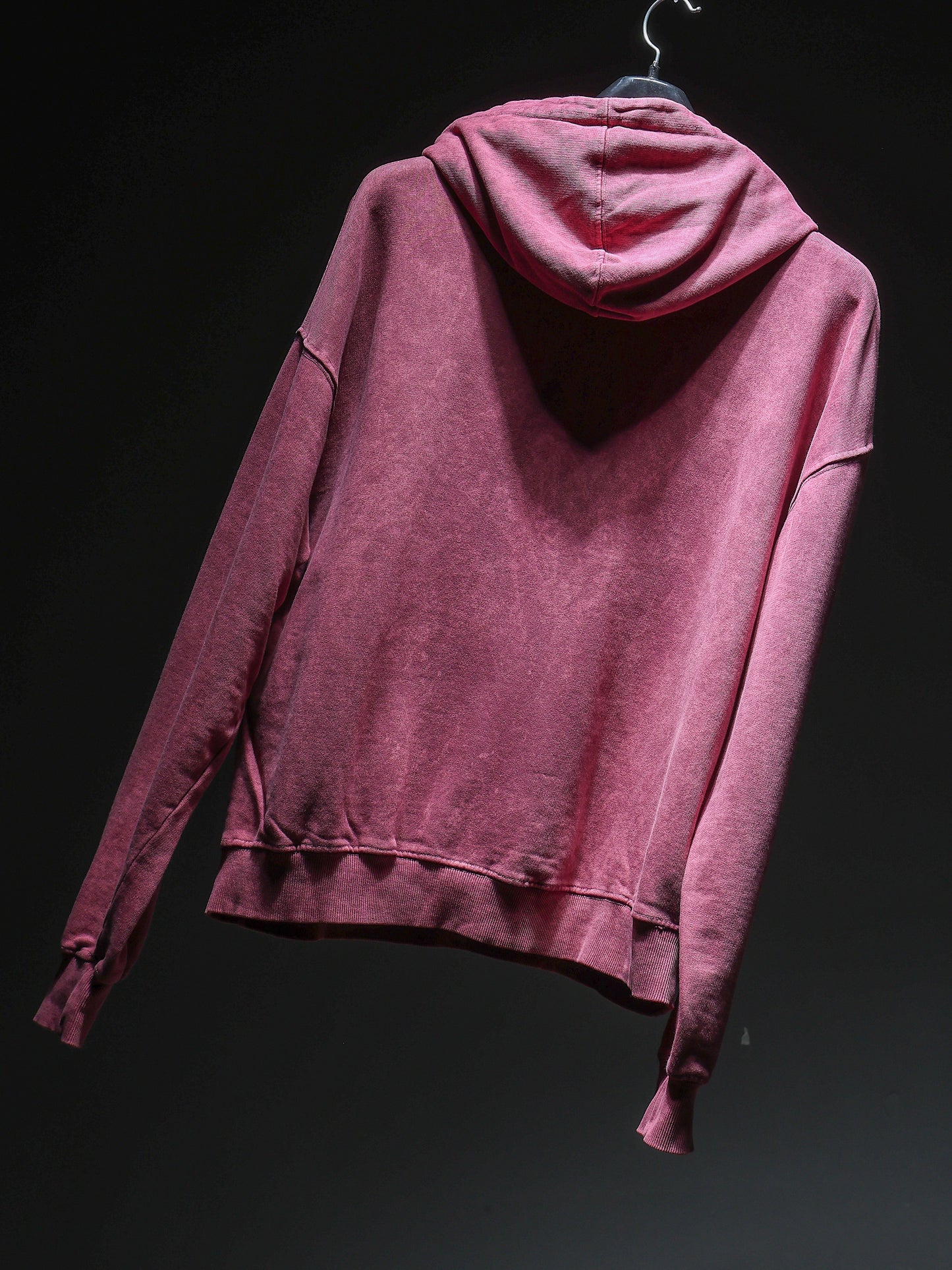 Burgundy washed Hoodie