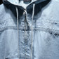 Light Blue Washed Denim Hoodie