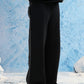Black Contrast Stitch Sweatpant