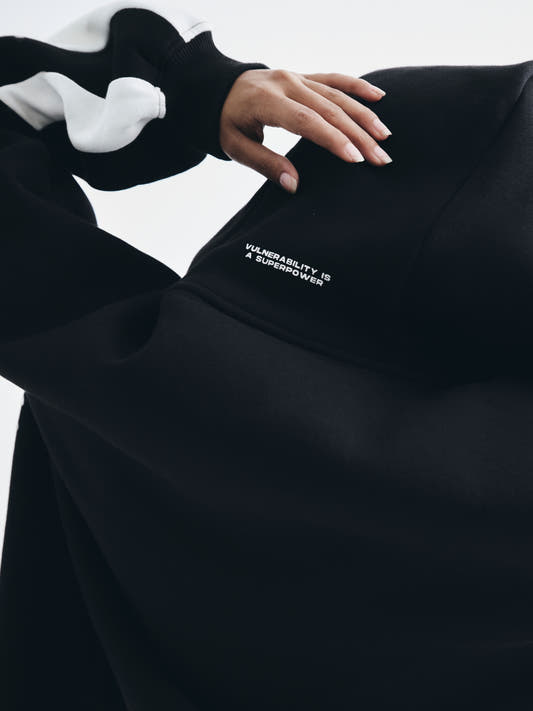 Chapter2Drip Black everyday zipper hoodie — view 2