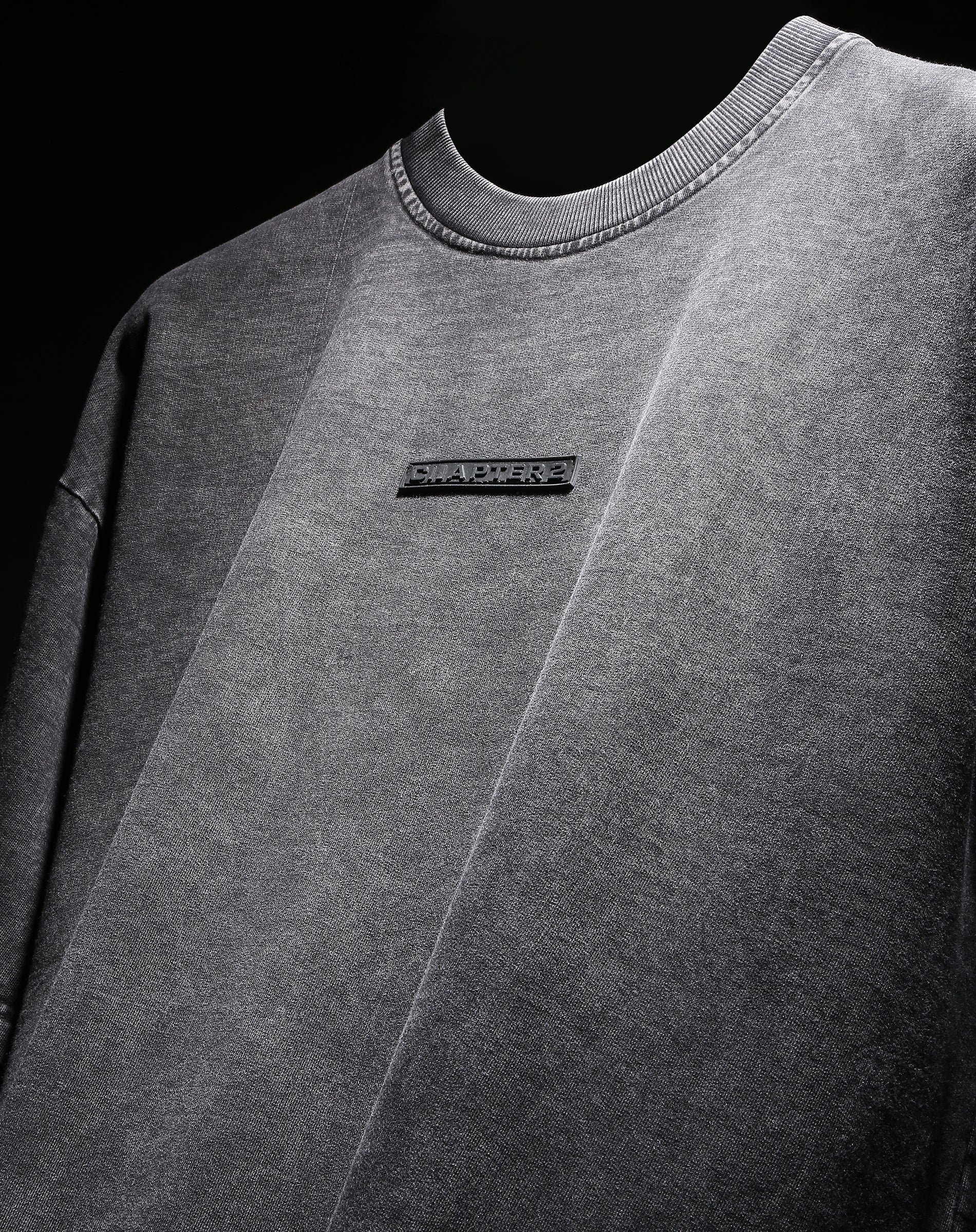 Chapter2Drip Black washed t-shirt