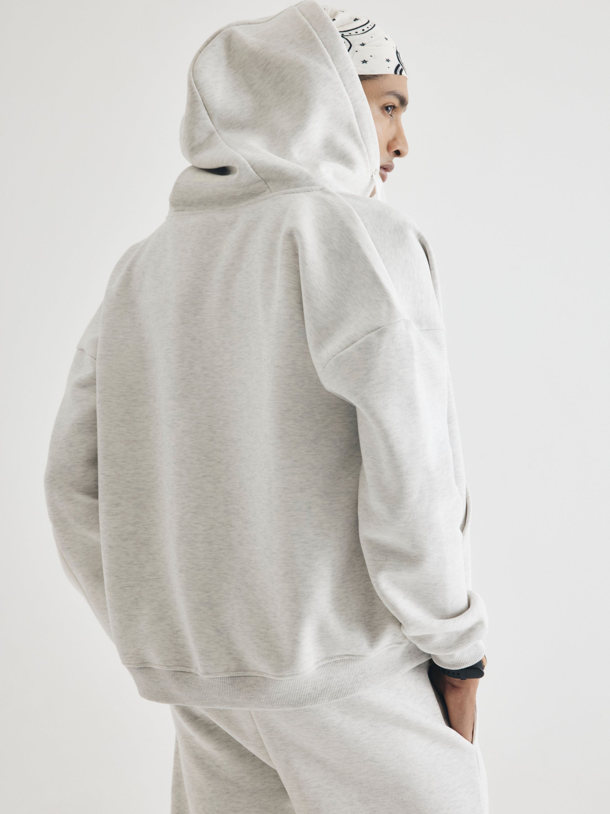 Chapter2Drip Grey everyday zipper hoodie