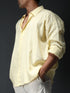 Chapter2Drip Yellow linen shirt