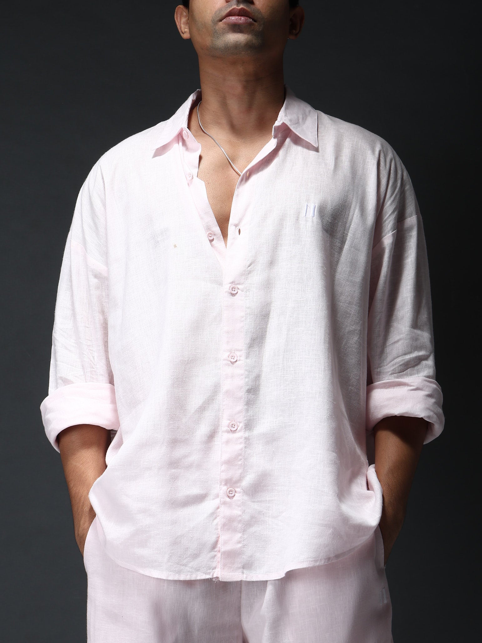 Chapter2Drip Baby Pink boyfriend shirt — view 5