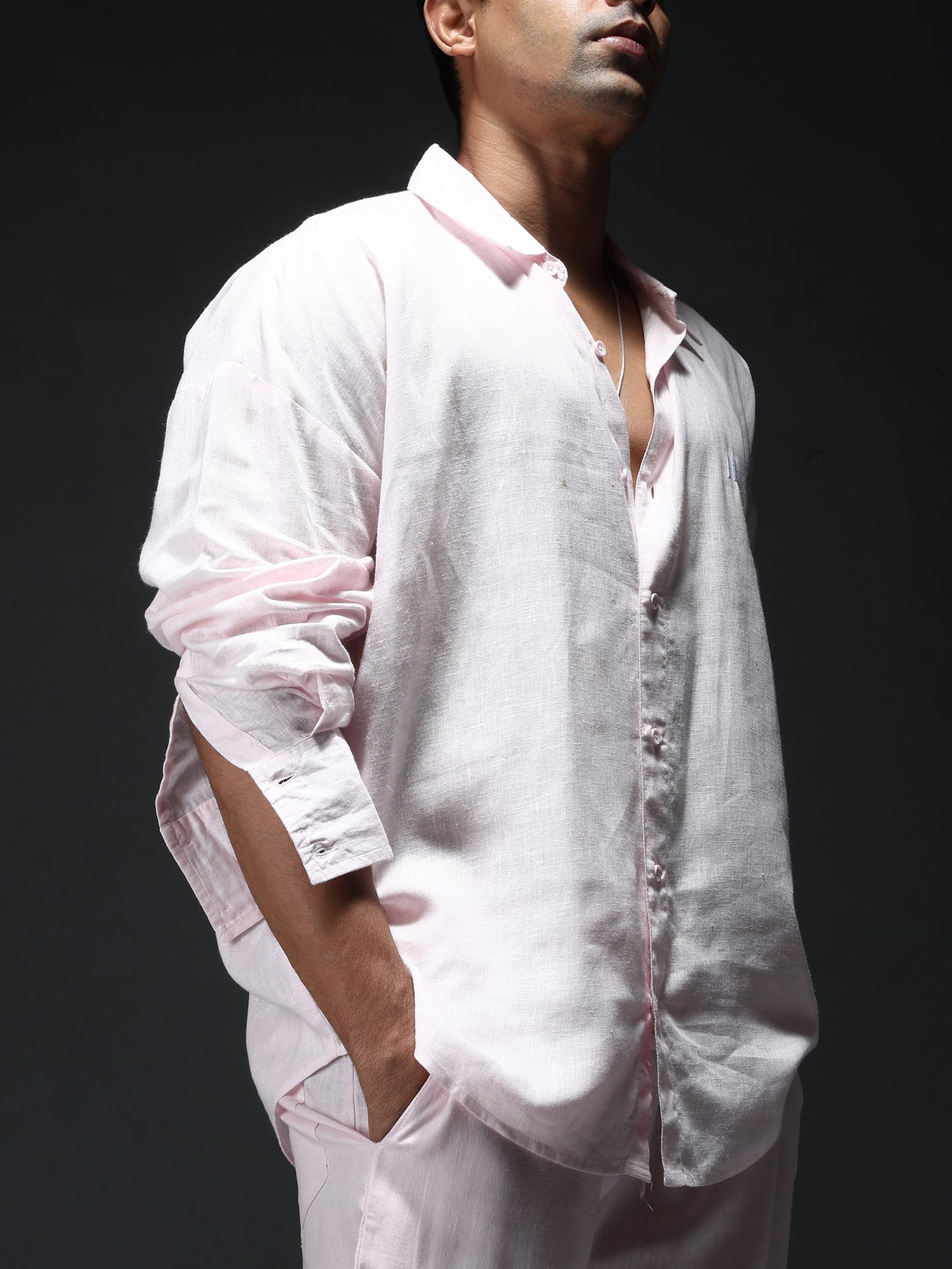 Chapter2Drip Baby Pink boyfriend shirt — view 2