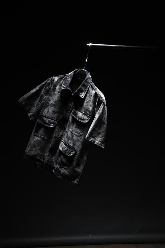 Chapter2Drip Acid Wash zipper shirt — view 2