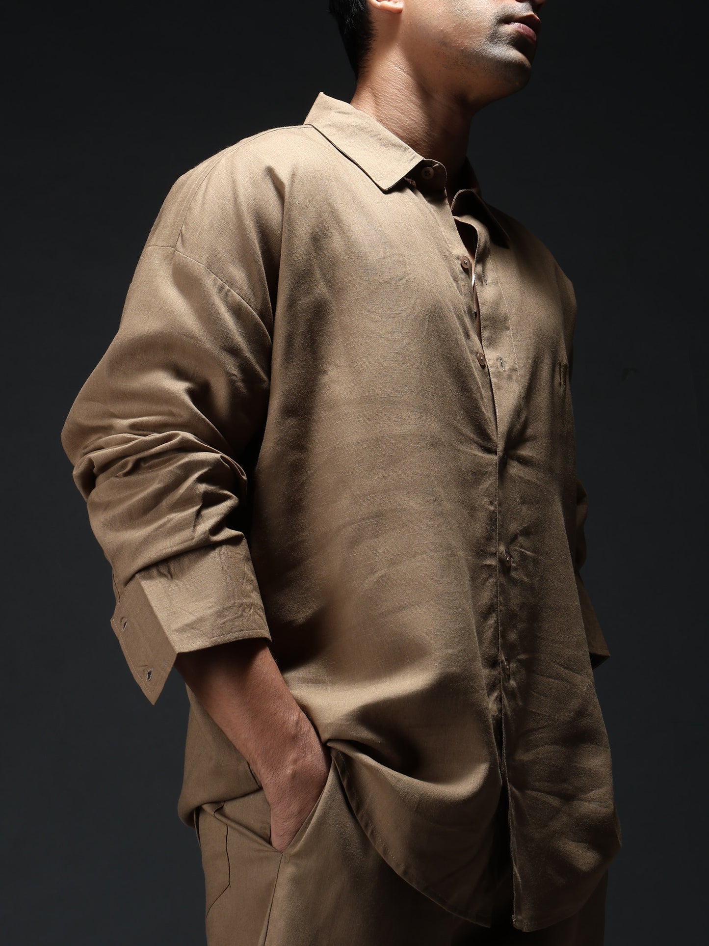 Mocha Brew Linen Co-Ord Set