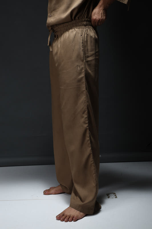 Chapter2Drip Mocha Brew linen pants — view 2