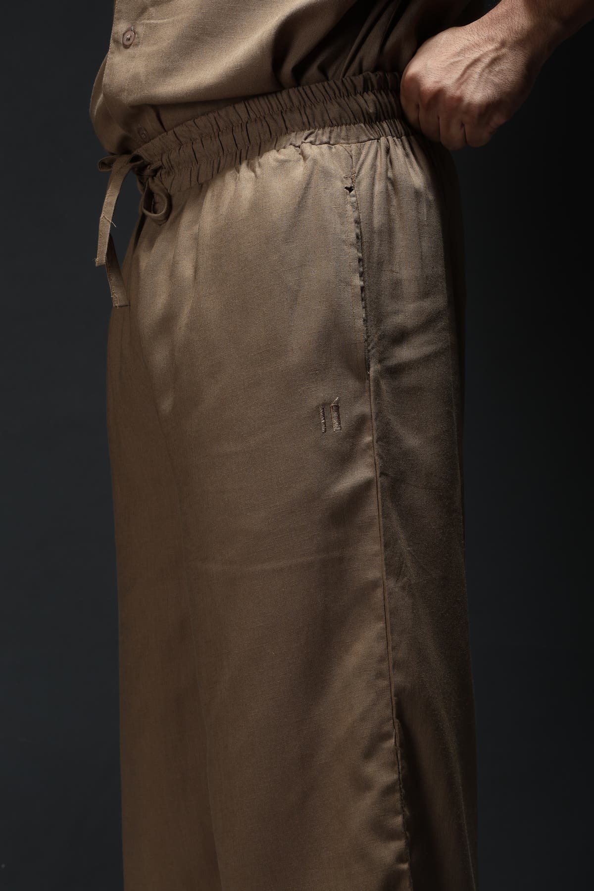 Chapter2Drip Mocha Brew linen pants