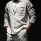 Chapter2Drip Off-White linen-cotton co-ord set — view 8