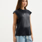 Washed Waffle Charcoal Vest