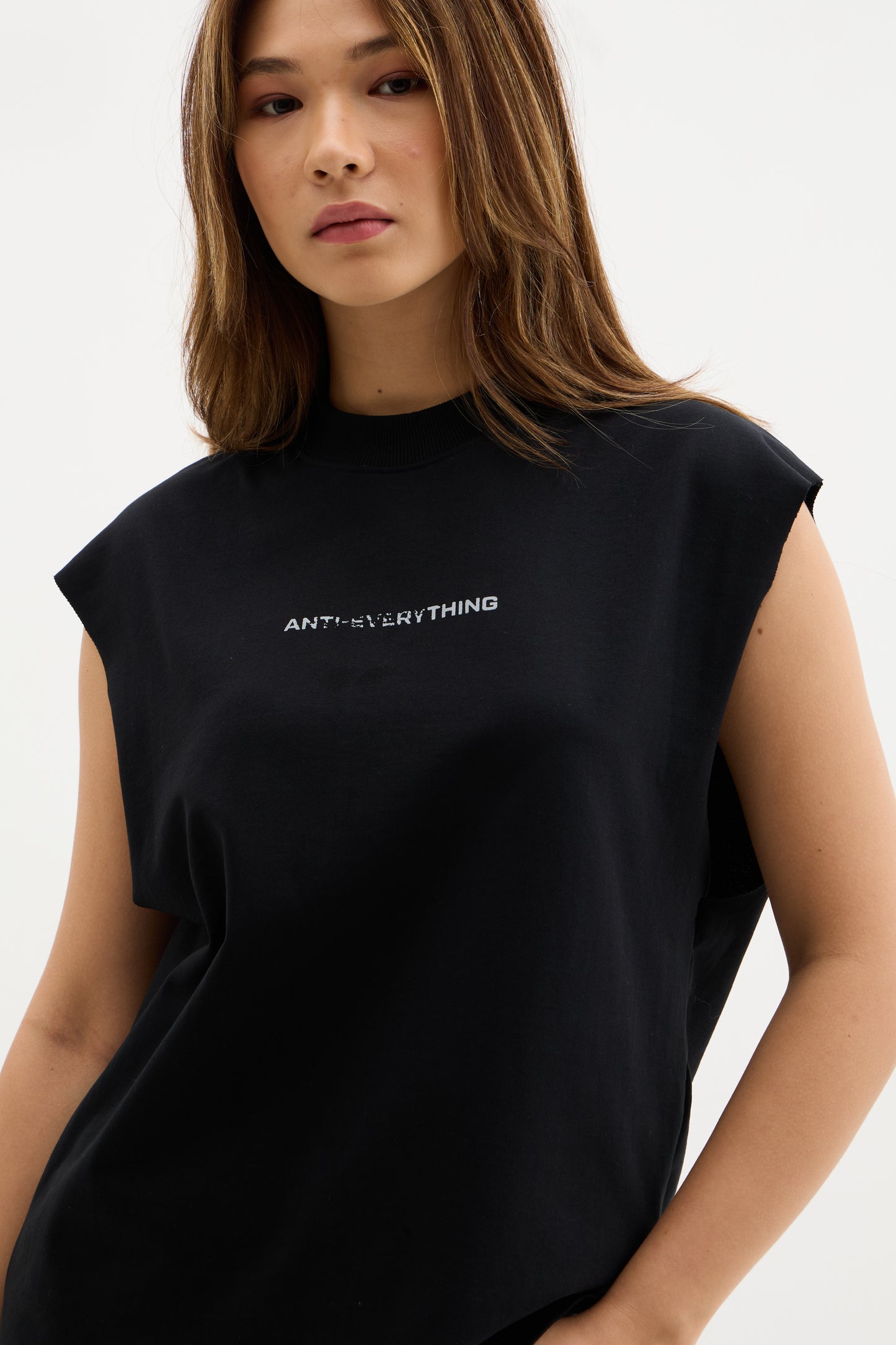 Anti-Everything Club Vest Black